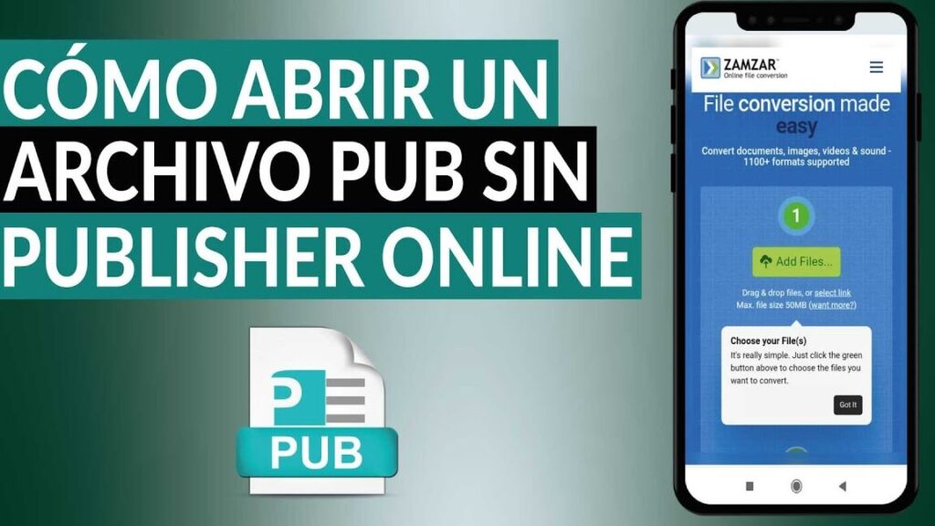 como abrir un archivo pub sin publisher online gratis