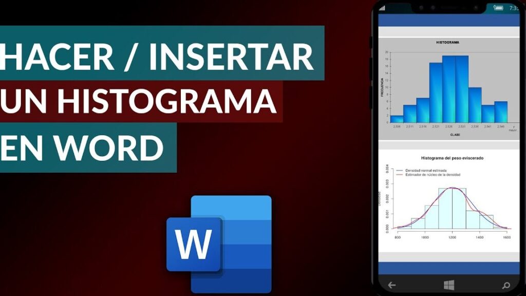 como hacer o insertar un histograma en word en pocos pasos 1