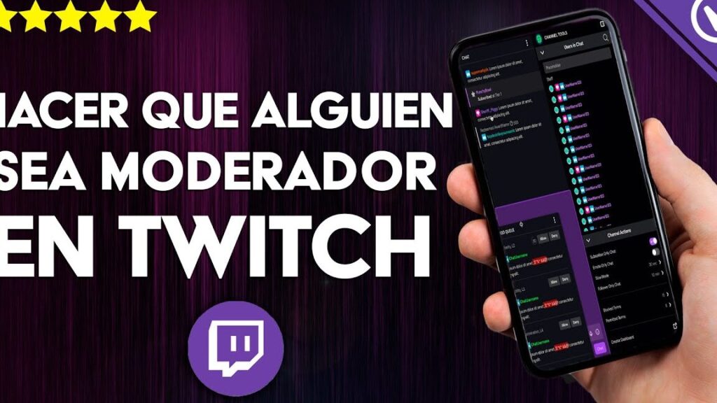 como hacer que alguien sea moderador en twitch facilmente