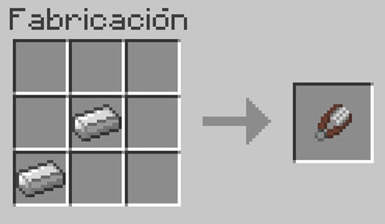 como hacer unas tijeras o cizallas en minecraft crafteo tijeras scissors minecraft