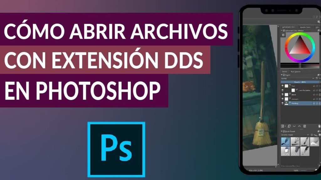 como puedo abrir archivos con extension dds en photoshop online 1