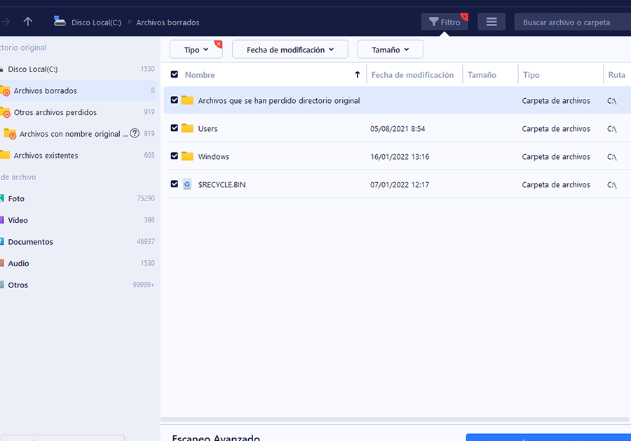 como recuperar archivos eliminados despues de formatear disco duro de pc