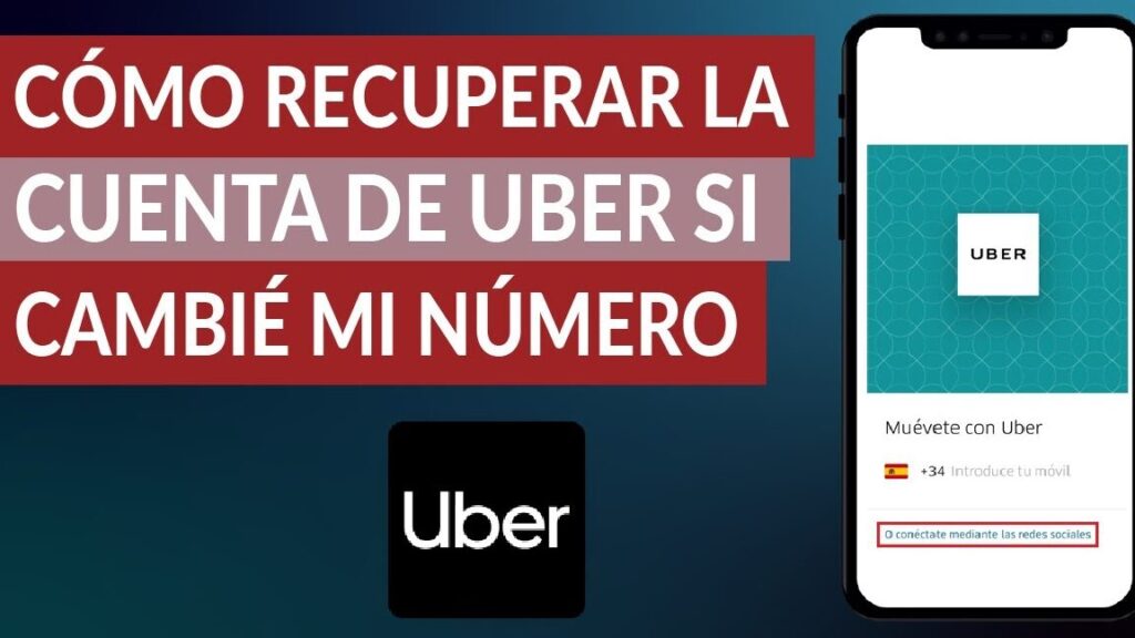 como recuperar la cuenta de uber si cambie mi numero de telefono muy facil