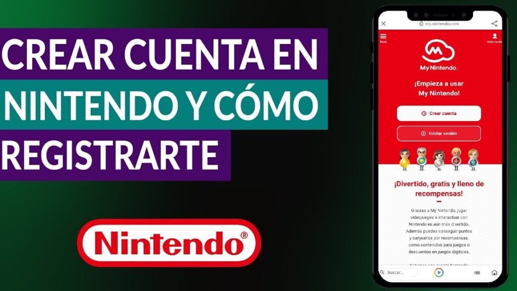 crear cuenta en nintendo como registrarte en my nintendo