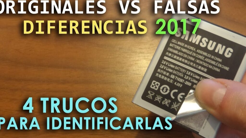 cual es la diferencia entre una bateria original o generica en samsung