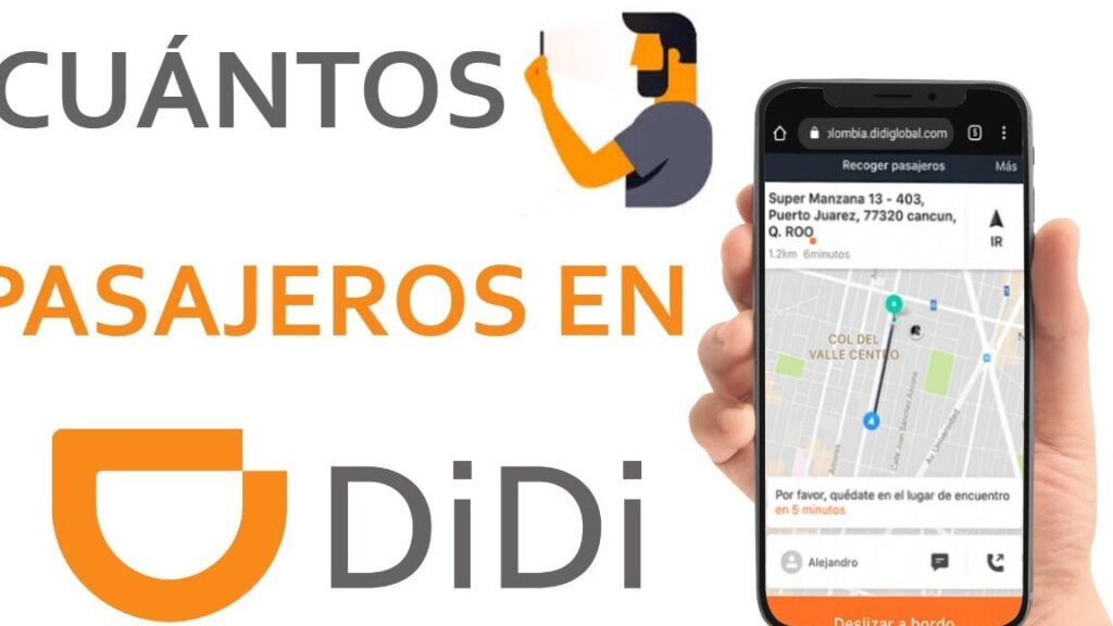 cuantos pasajeros pueden ir en un didi