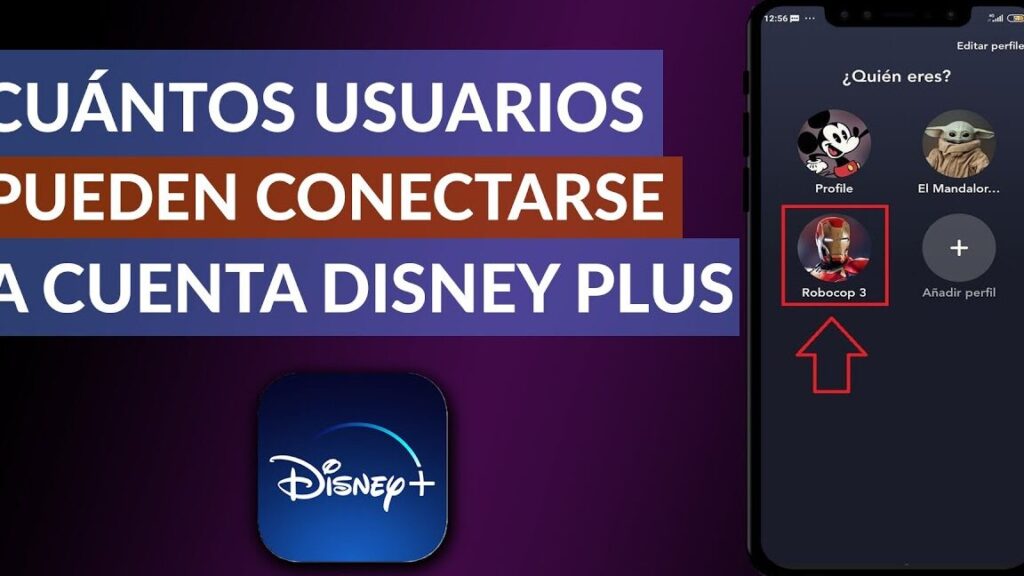 cuantos usuarios se pueden conectar a una cuenta de disney plus