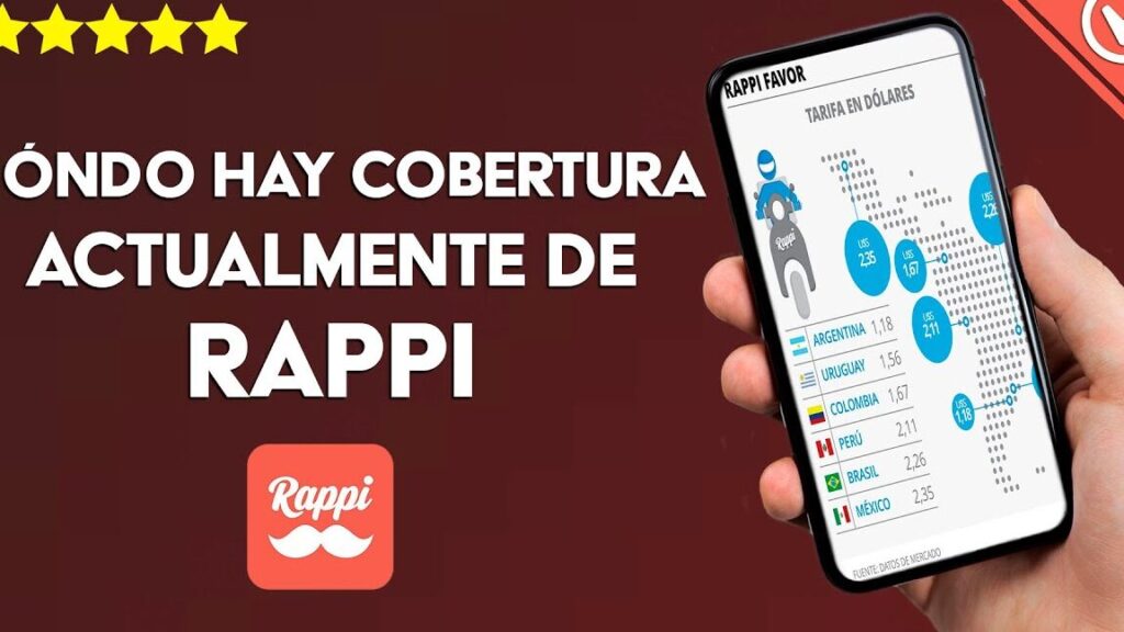 donde tiene cobertura rappi en la actualidad paises y ciudades donde reparte rappi a domicilio