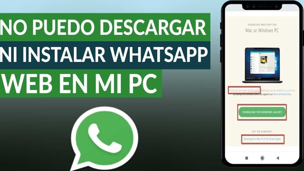 no puedo descargar ni instalar whatsapp web en mi pc solucion