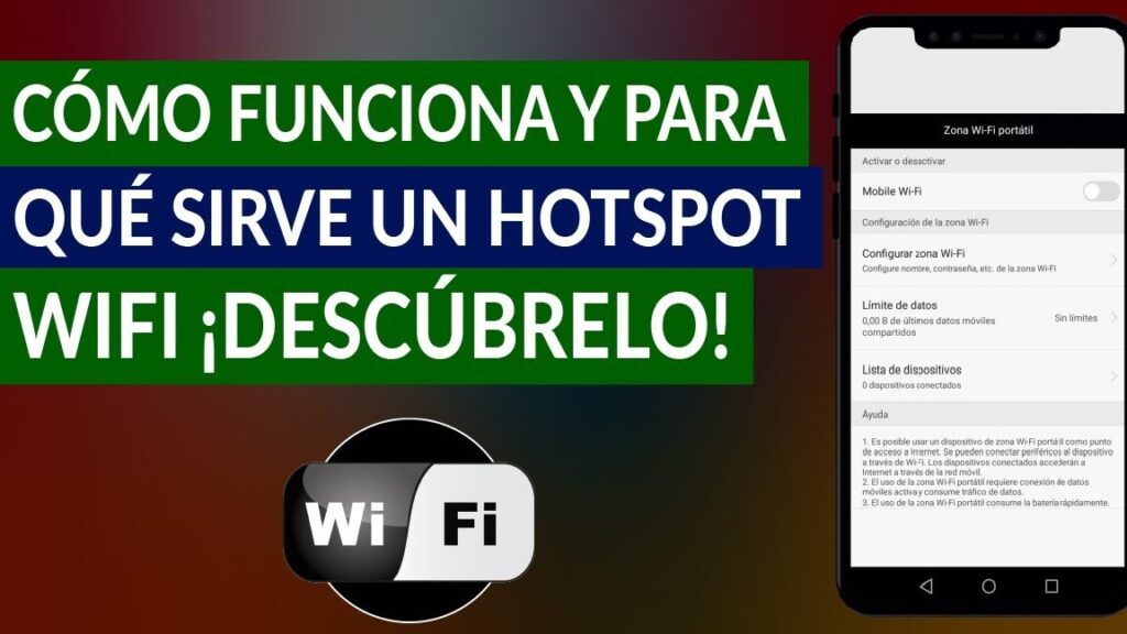 que es como funciona y para que sirve un hotspot wifi que tipos hay guia completa